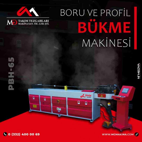 PBH-65 Boru ve Profil Bükme Makinesi - Profile and Pipe Bending