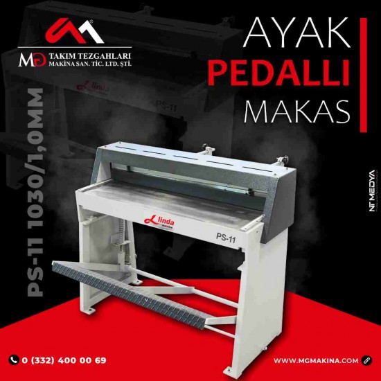 PS-11 1030×1,0mm Ayak Pedallı Makas