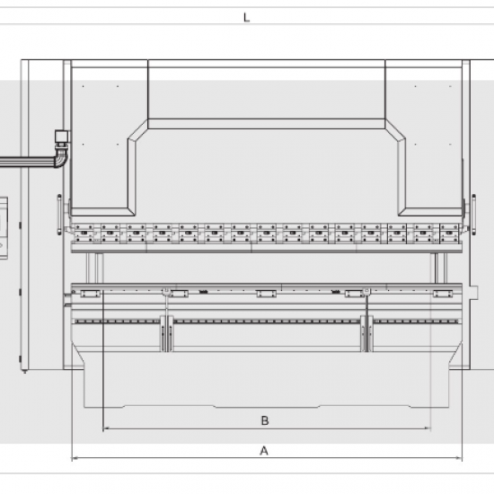 CNC 1600 x 60 Ton Linda Abkant Pres - Press Brake ( SIFIR )