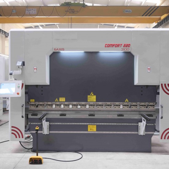 CONFORT 3100mm 220 Ton 6 Eksen LİNDA Machine Abkant Pres