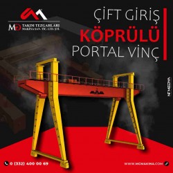 Çift Giriş Köprülü Portal Vinç