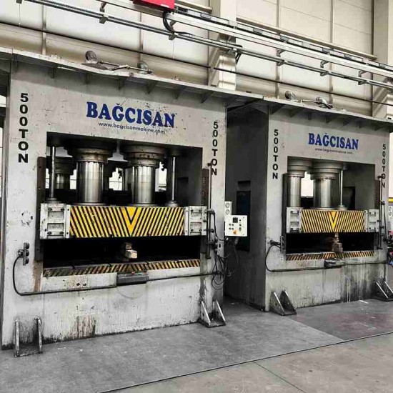 500 Ton Sıvama Pres Bagcısan Marka  Tabla 2100 x1500mm  