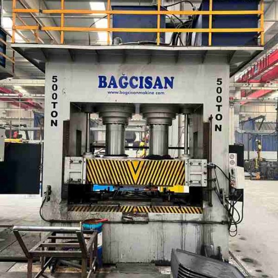 500 Ton Sıvama Pres Bagcısan Marka  Tabla 2100 x1500mm  