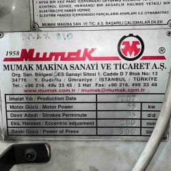 500 Ton Eksantrik Pres 2007 Model 